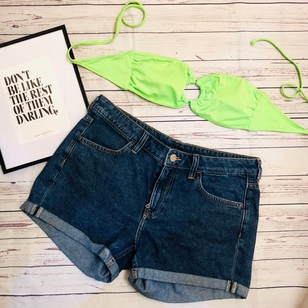 Sexy lime green bikini top! Strapless! H & M